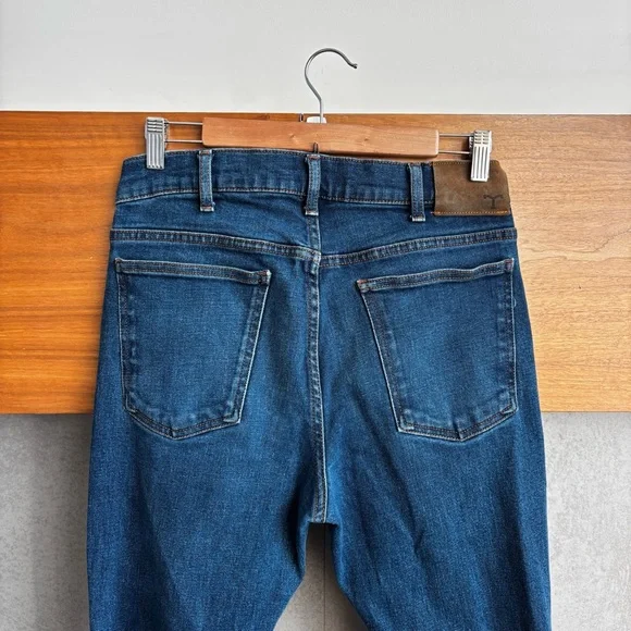 Tecovas Men’s Rugged Standard Jeans in Dark Denim, Size 30X34